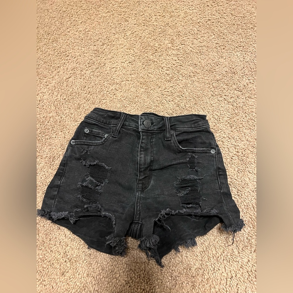 Aeropostale vintage high rise jean shorts